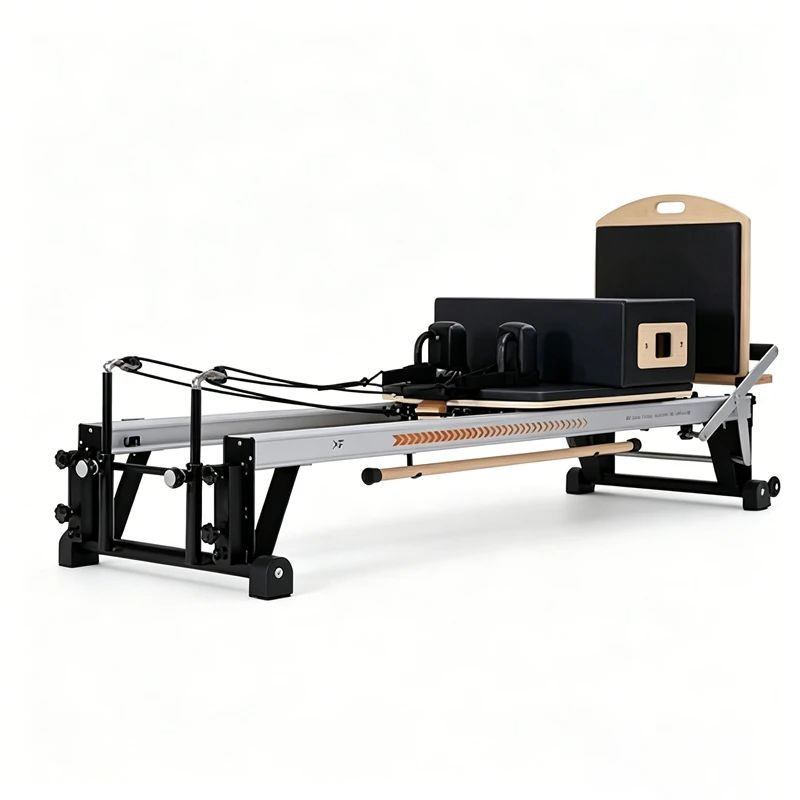 MJD-W44 Reformer Pilates en aluminium avec cadre de support en m&eacute;tal