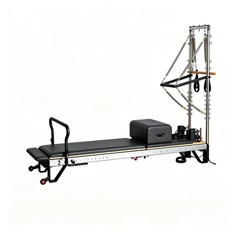 MJD-W35 Studio Reformer Pilates en aluminium avec demi-tour