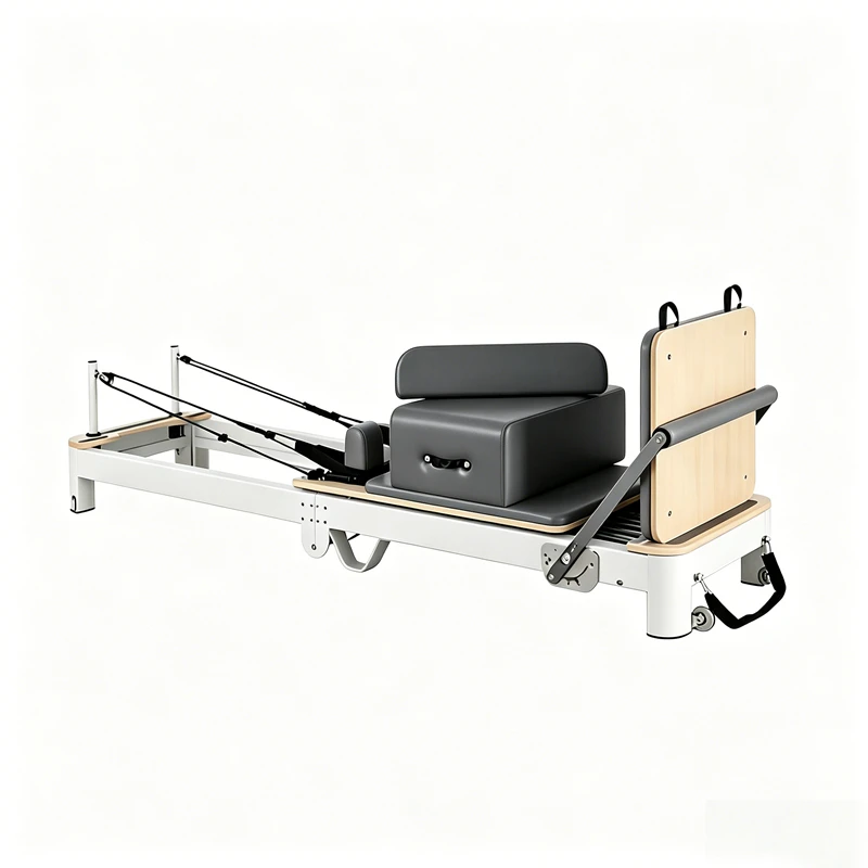 MJD-W40 Reformer de Pilates en aluminium premium pliable avec pieds de support en alliage