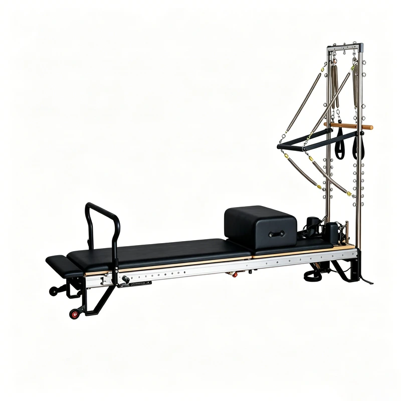 MJD-W35 Studio Reformer Pilates en aluminium avec demi-tour