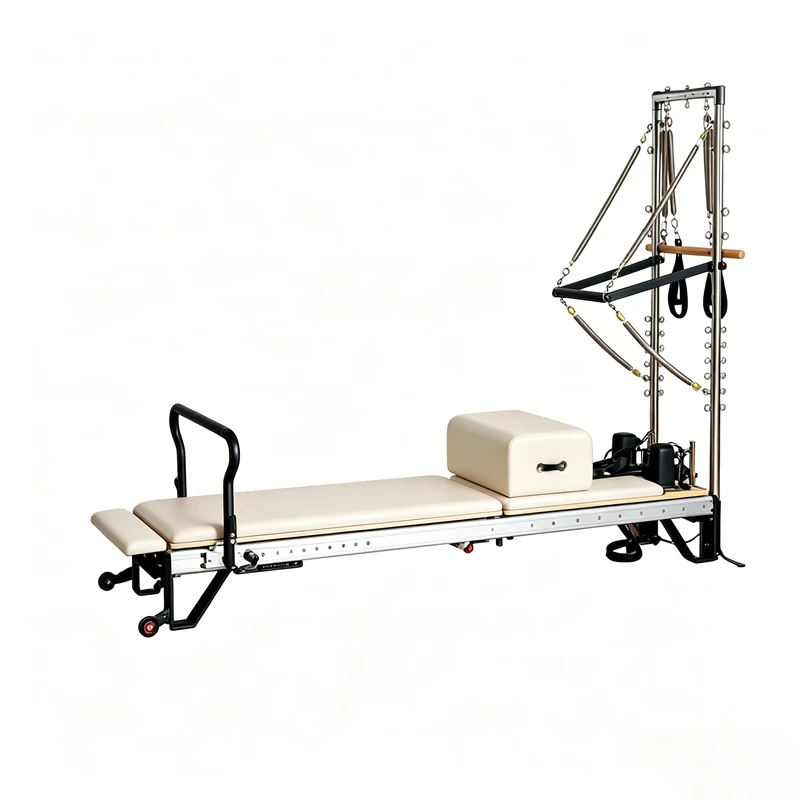 MJD-W35 Studio Reformer Pilates en aluminium avec demi-tour