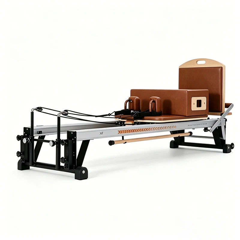 MJD-W44 Reformer Pilates en aluminium avec cadre de support en m&eacute;tal