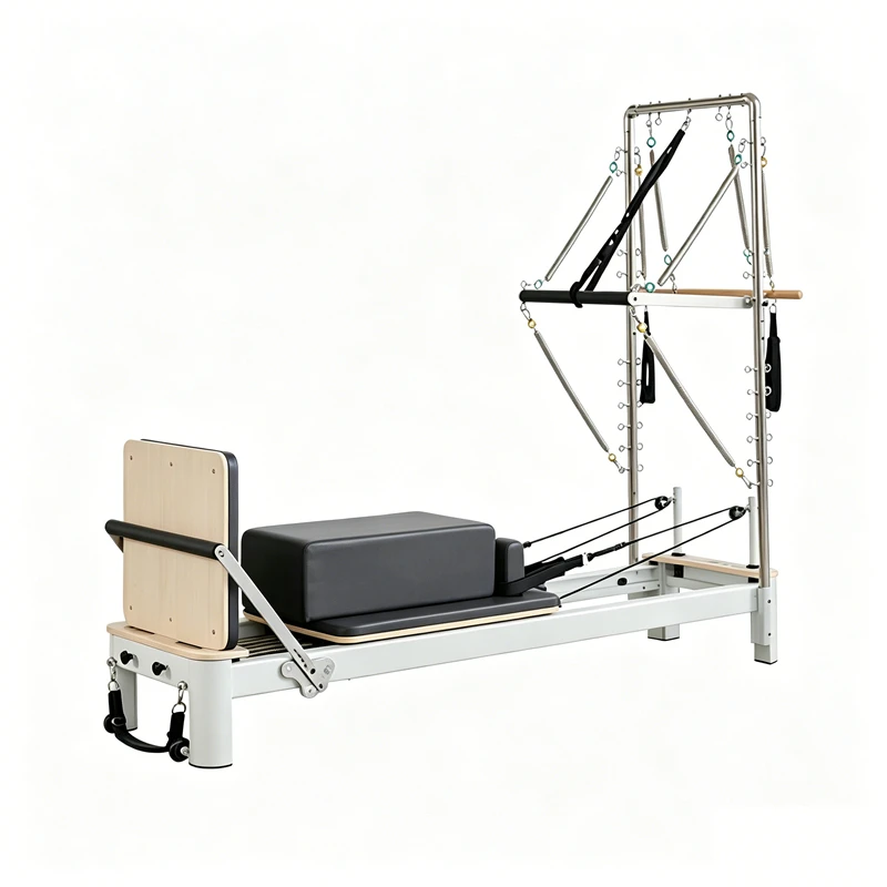 MJD-W41 Reformer Pilates en aluminium avec demi-tour