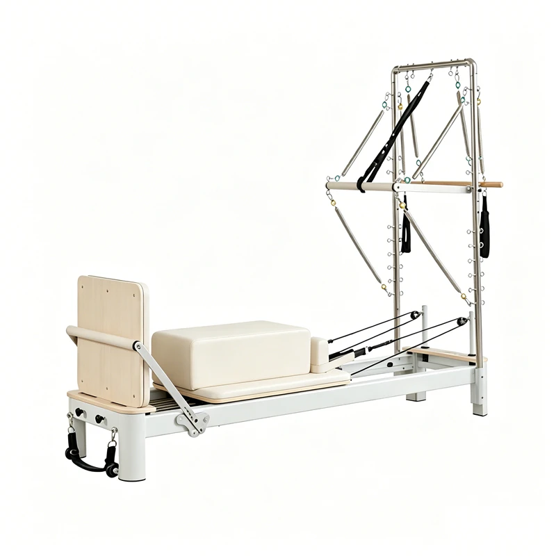 MJD-W41 Reformer Pilates en aluminium avec demi-tour