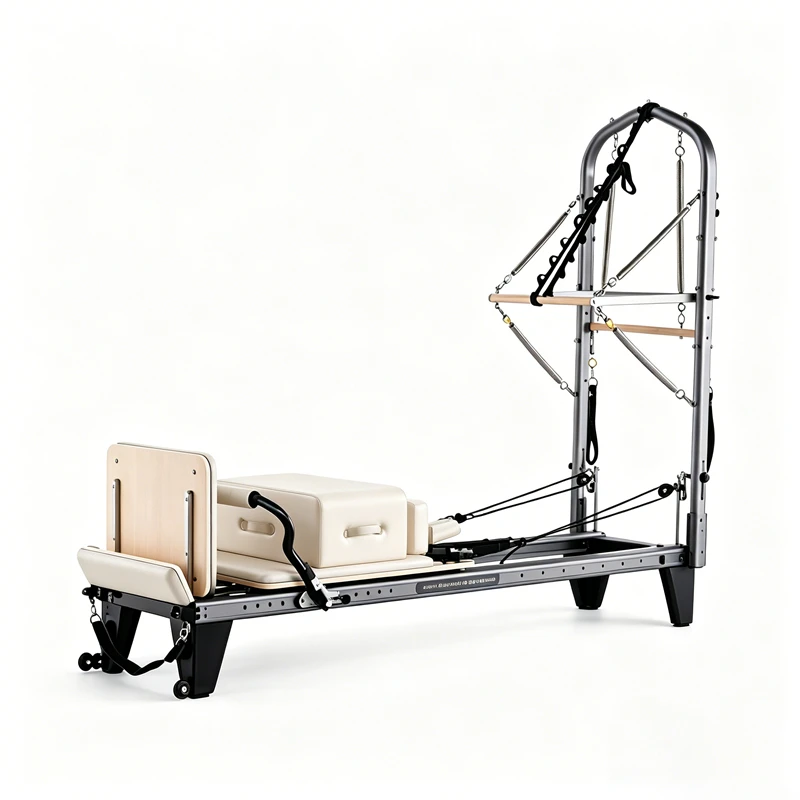 MJD-W45 Pilates Reformer en aluminium avec demi-tour complet