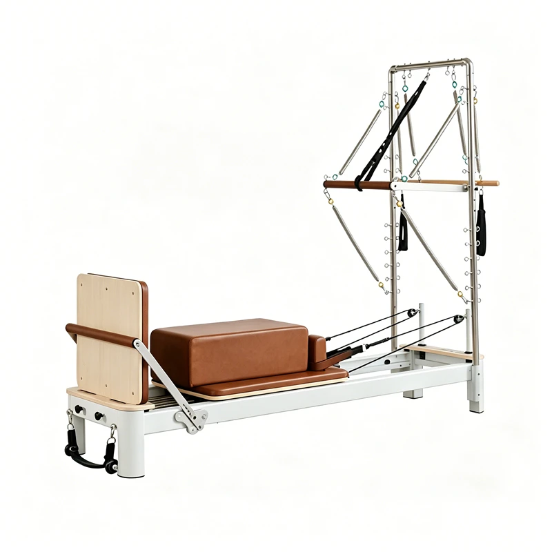 MJD-W41 Reformer Pilates en aluminium avec demi-tour