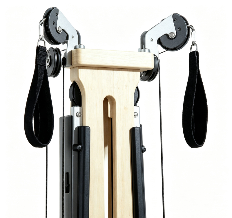 Gyrotonique en bois de hêtre MJD-W42 avec rail en alliage d'aluminium