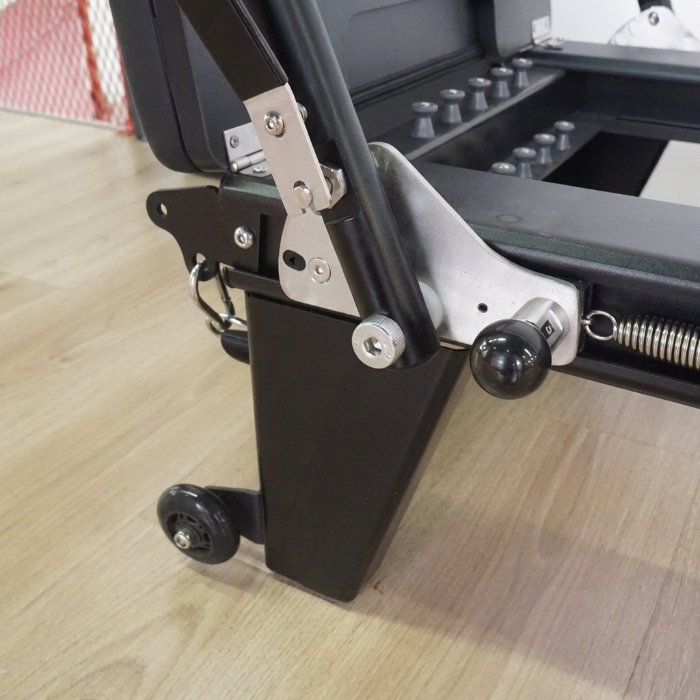 Reformer Pilates en aluminium MJD-W45 avec demi-tour à piste complète