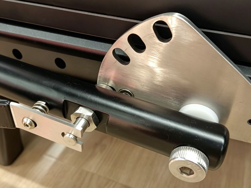 Réformateur Pilates en aluminium MJD-W43, piste complète avec cadre en alliage stabilisateur