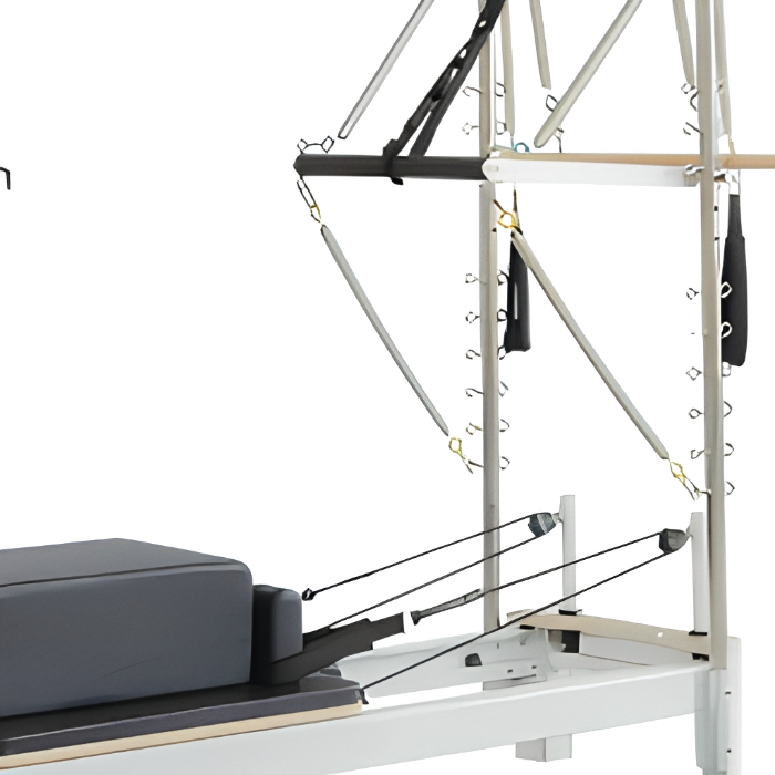 Reformer Pilates en aluminium MJD-W41 avec demi-tour