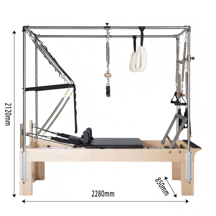 Machine 3-en-1 Cadillac Pilates en bois d'érable MJD-W25A pour distributeur et studio commercial