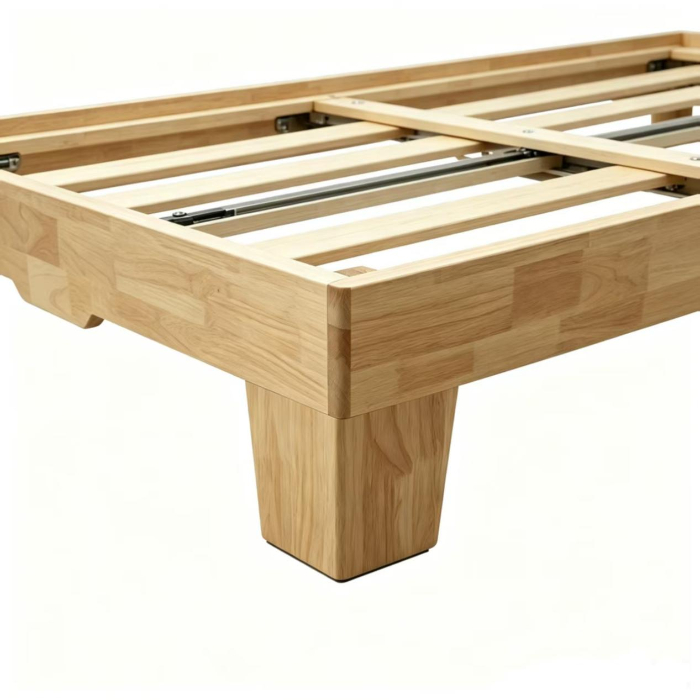 MJD-M101A Reformer Pilates en bois de chêne avec pied en bois