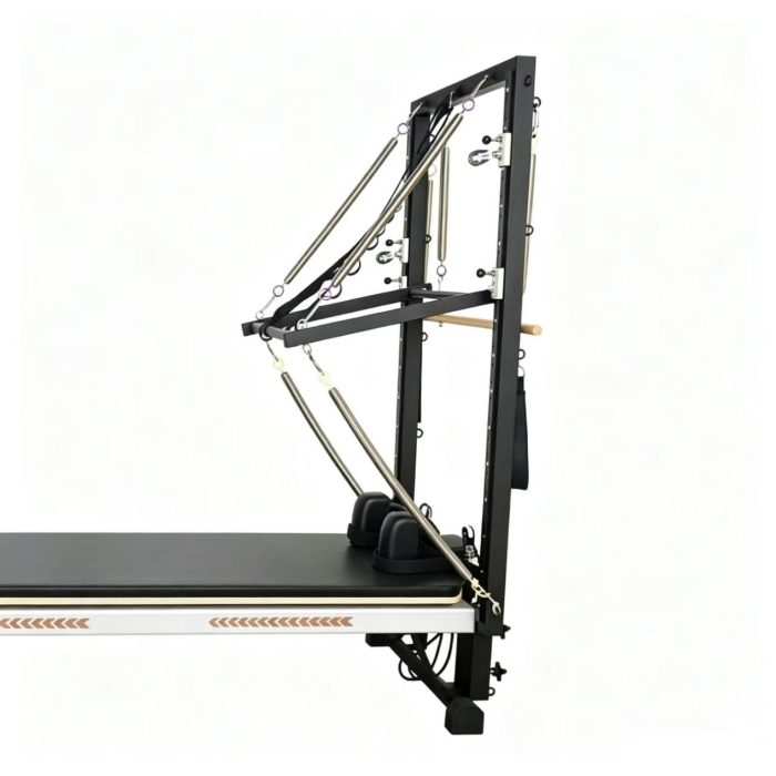MJD-W47 Merrithew Réformateur Pilates en aluminium avec ressorts réglables demi-tour