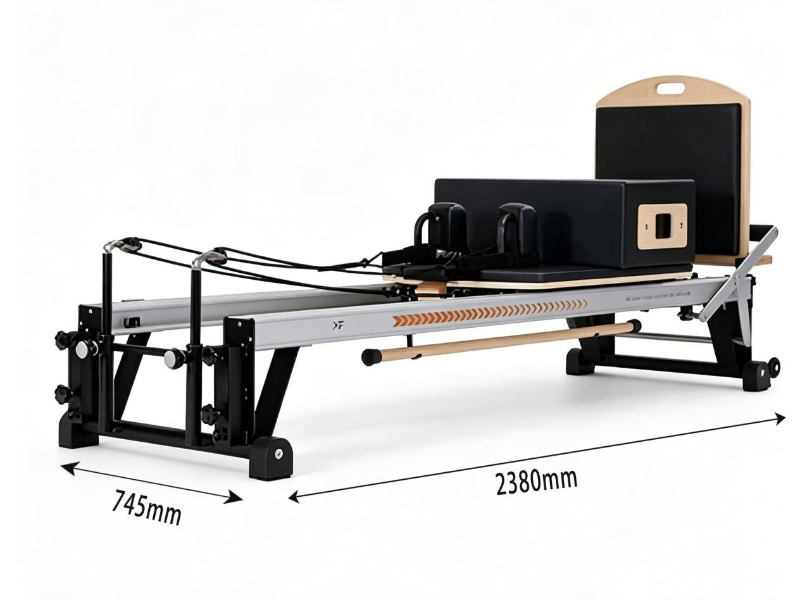 Reformer Pilates en aluminium MJD-W44 avec cadre de support en métal