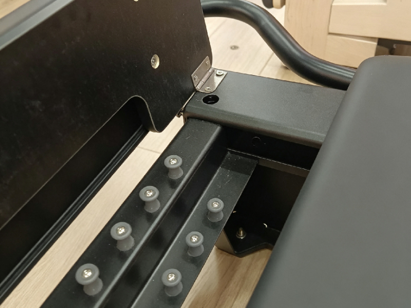 Réformateur Pilates en aluminium MJD-W43, piste complète avec cadre en alliage stabilisateur