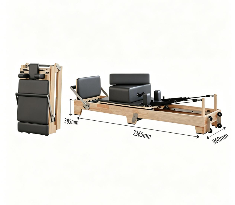 Reformer Pilates pliable en bois d'érable MJD-W55A