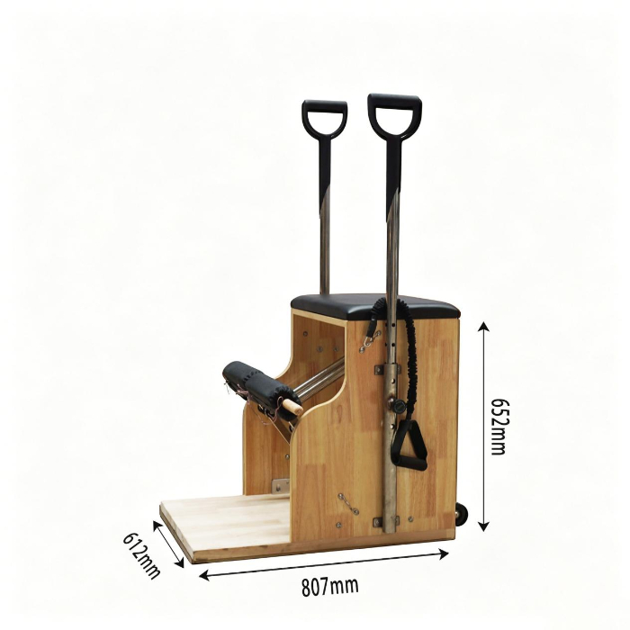Équipement d'entraînement de chaise de Pilates Wunda en bois de chêne massif de MJD-M401A