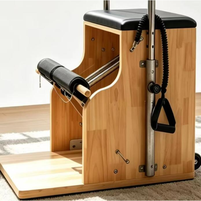 Équipement d'entraînement de chaise de Pilates Wunda en bois de chêne massif de MJD-M401A